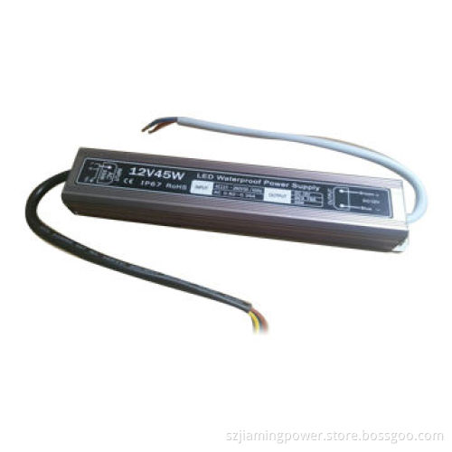 LED switching power supply, waterproof, 12V, 45W, IP67New
